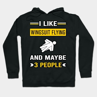 3 People Wingsuit Flying Wingsuiting Hoodie